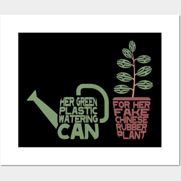 Fake Plastic Trees - Alternative Rock Design Wall Art by TwistedCharm